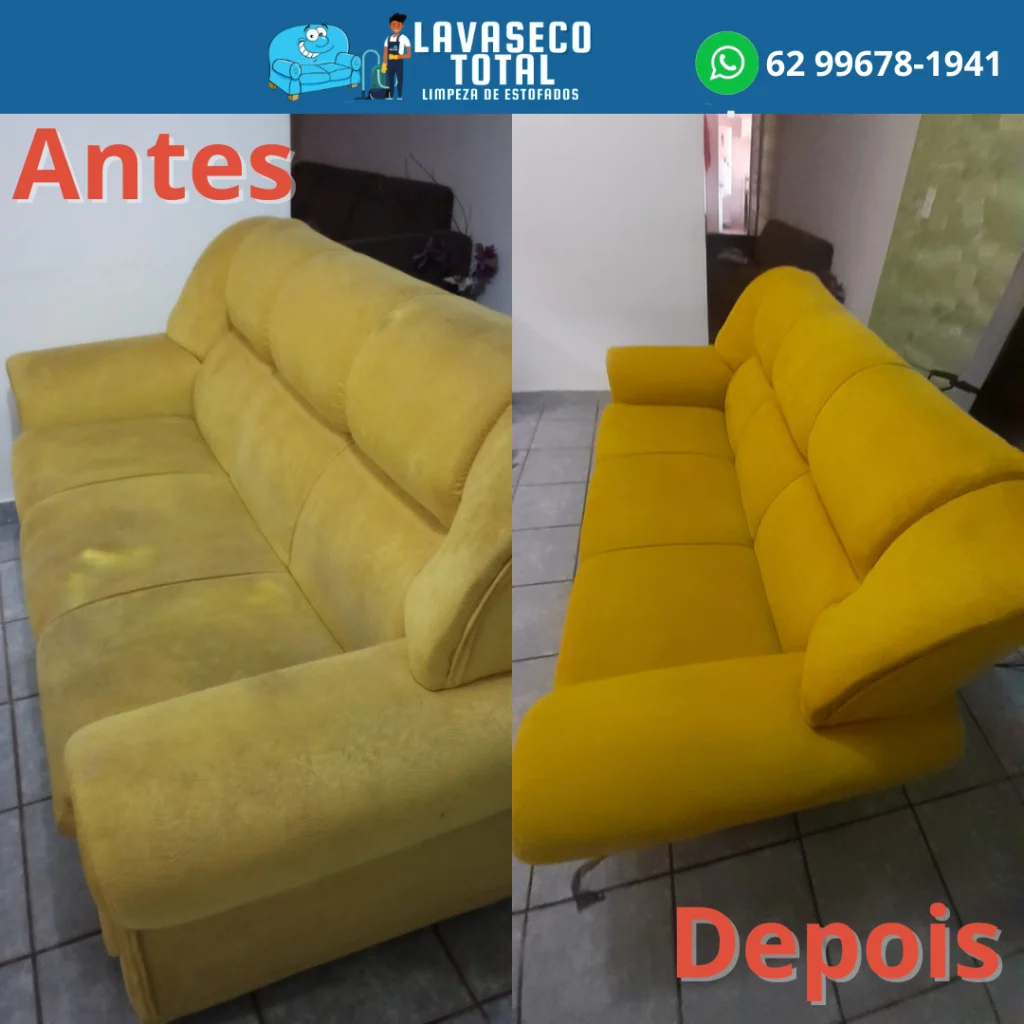 limpeza de sofa em goiania